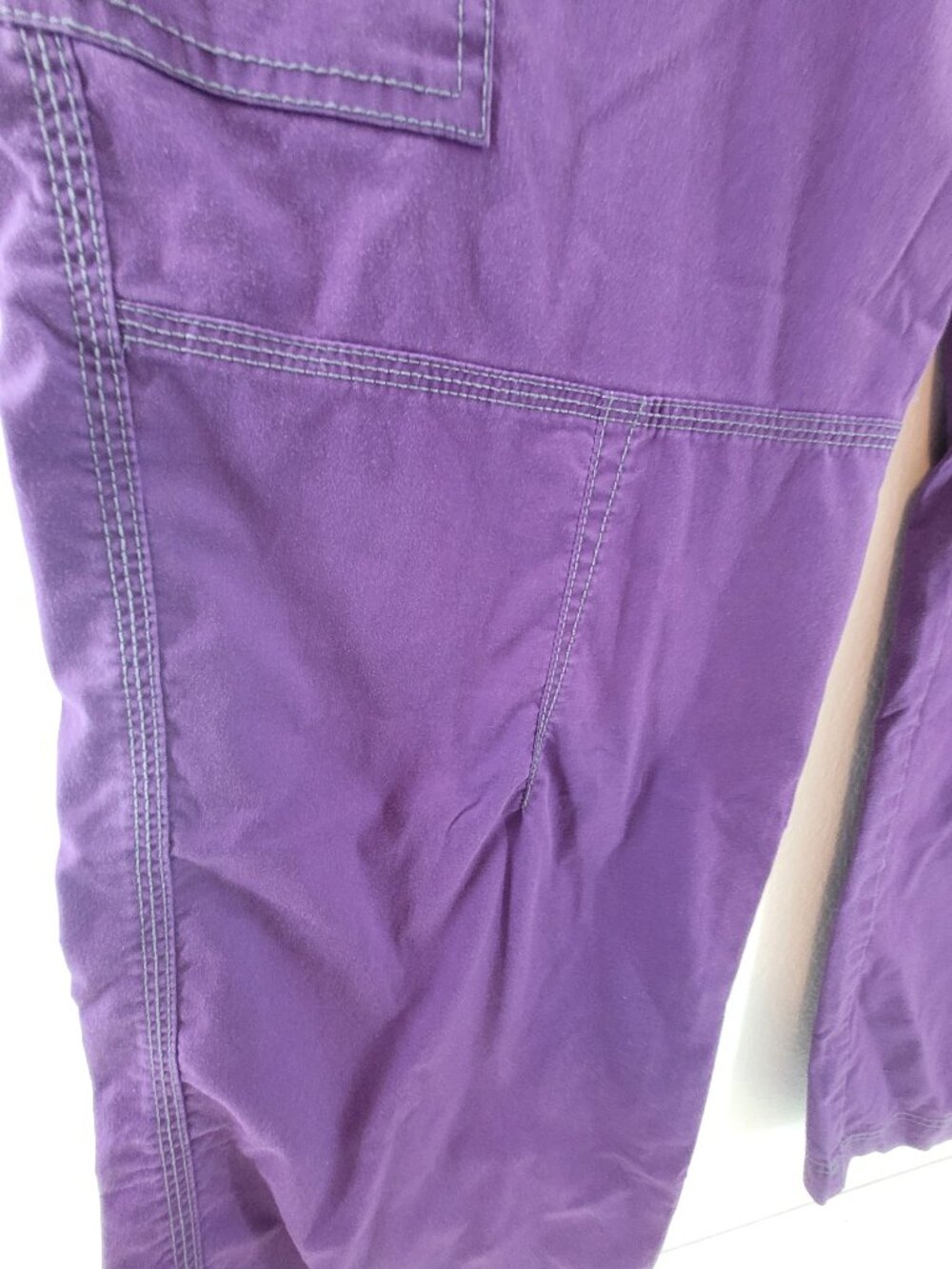 Dickies XL Tall Unisex Medical Scrub Pants Cotton B Solid Pattern Purple 857455T - Picture 4 of 11